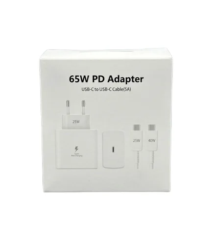 65W USB-C PD Power Adapter
