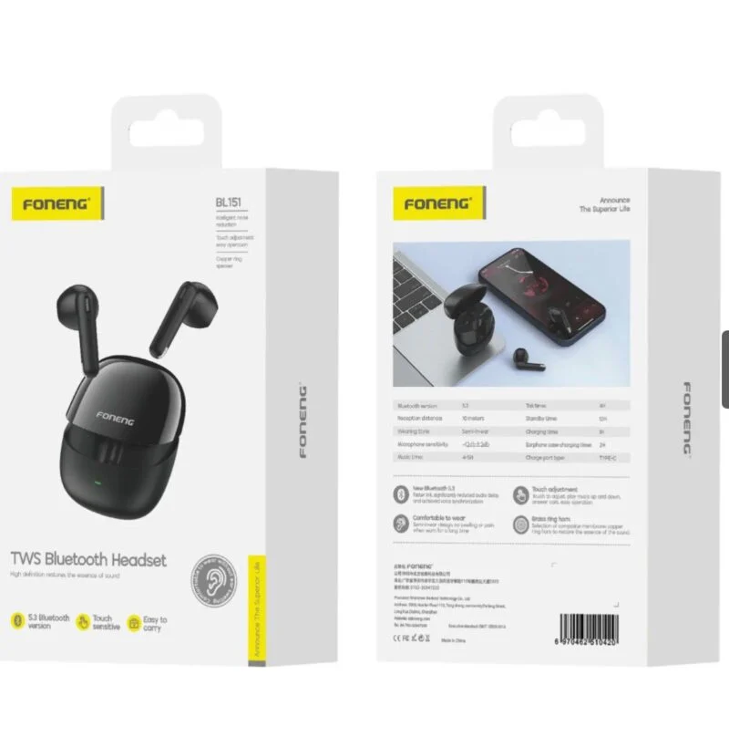Foneng BL151 True Wireless Earbuds