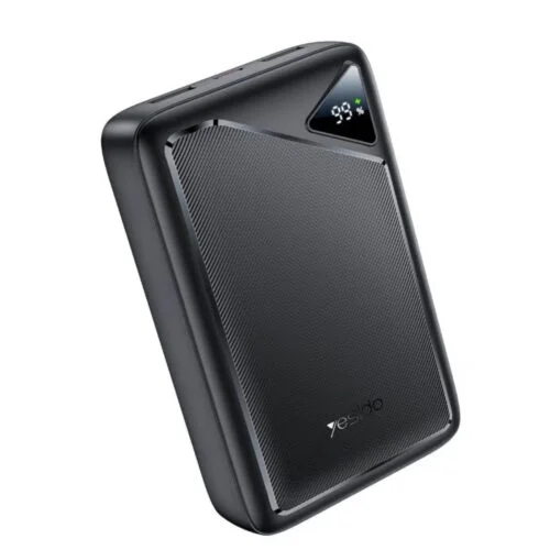 Yesido 12W Fast Charging Power Bank with Digital LED Display