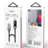Yesido CA179 100W Dual Type-C Fast Charging Cable with Horizontal LED Display