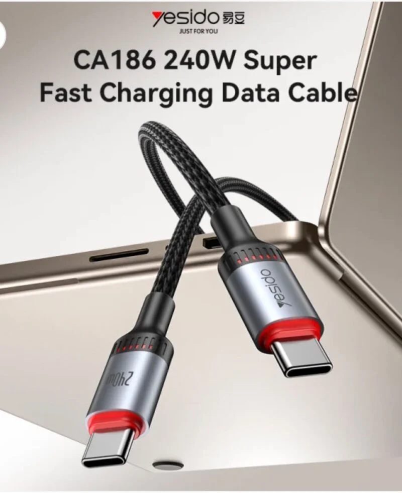 Yesido CA186 240W PD Fast Charging Cable (2m)