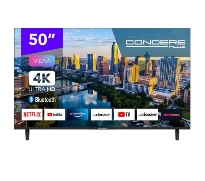 Condere Plus 50-Inch 4K UHD Smart TV with VIDAA OS & Bluetooth