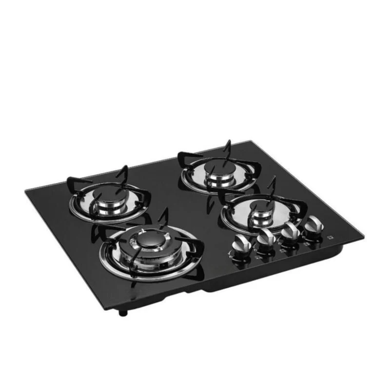 EliteChef 4-Burner Glass Top Gas Hob