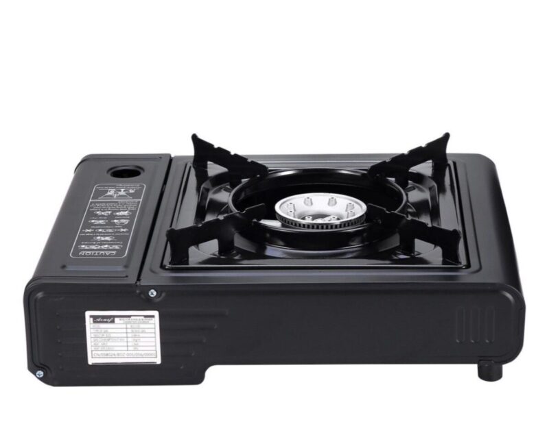 Portable Camping Stove with 4 Gas Bottles