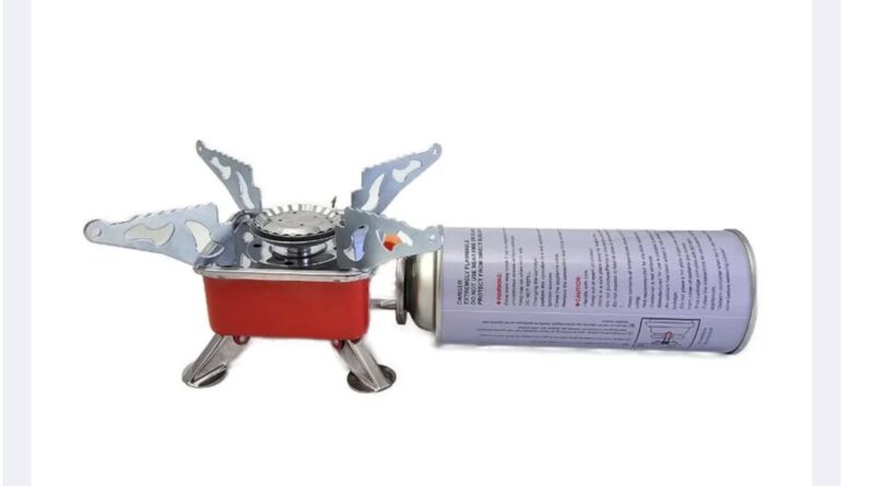 Portable Camping Stove with Gas Bottle