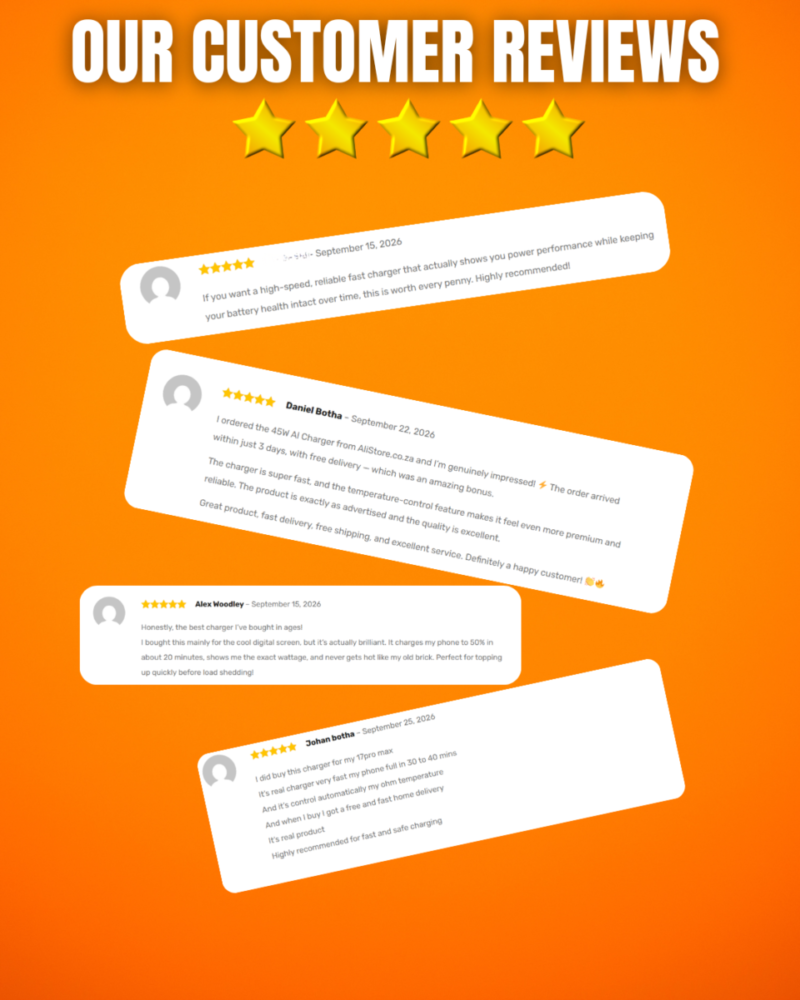 our customer reviews