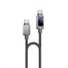 Yesido CA179 100W Dual Type-C Fast Charging Cable with Horizontal LED Display